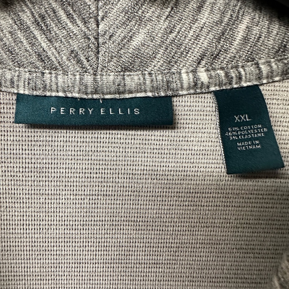 Perry Ellis Men's Alloy Principles Sweater - 2XL - Gray - Picture 7 of 7